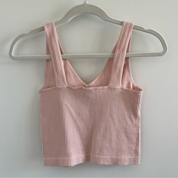 Pink Ribbed tanktop - Picture 3 of 4